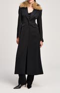 Cinq à Sept Jyn Faux Fur Collar Coat