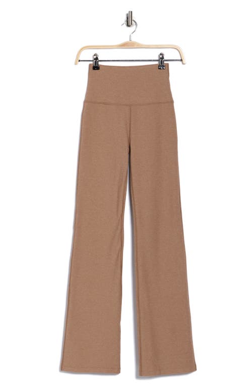 Beyond Yoga Practice Space Dye High Waist Pants In Brown