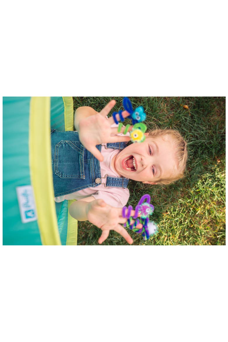 Hide Me Play Tent with Tunnel, Alternate, color, TEAL PURPLE YELLOW