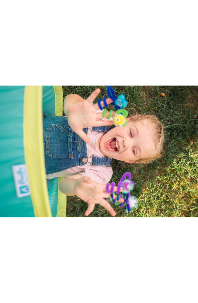 Pacific Play Tents Hide Me Play Tent with Tunnel, Alternate, color, Teal Purple Yellow