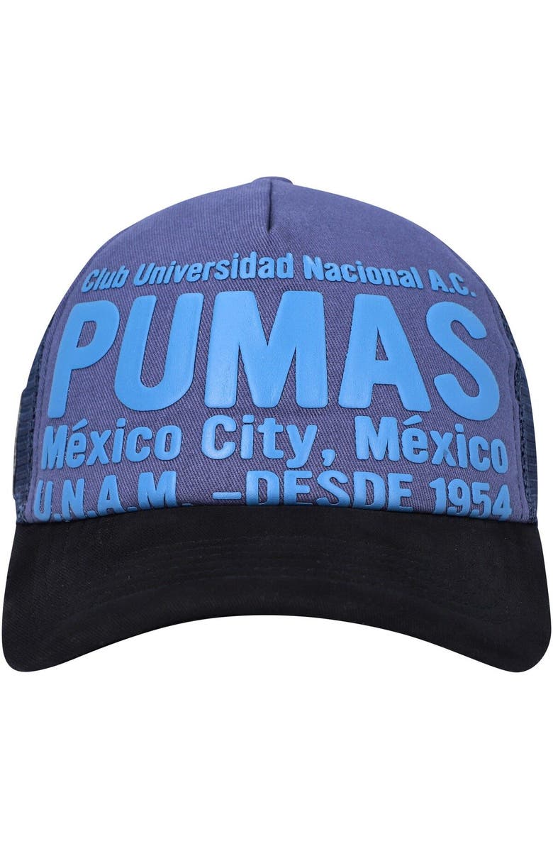 FAN INK Men's Navy Pumas Club Gold Adjustable Hat, Alternate, color, Navy