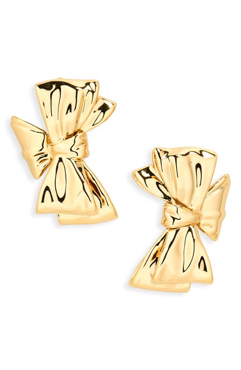 Small Bow Stud Earrings