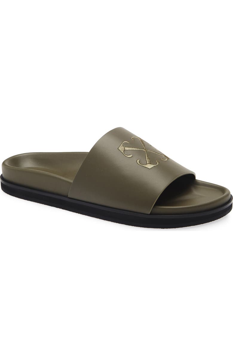 Off-White Pool Time Slide Sandal, Main, color,