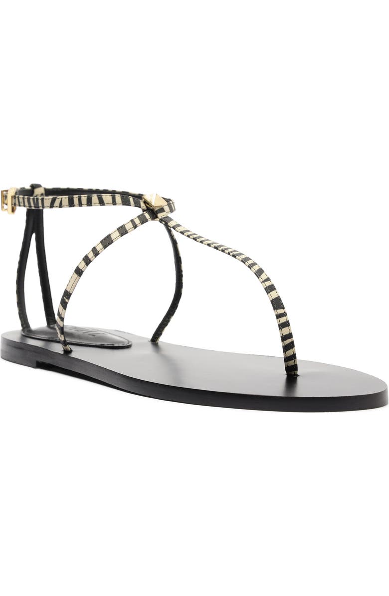 Schutz Ester Strappy Sandal, Main, color, Zebra