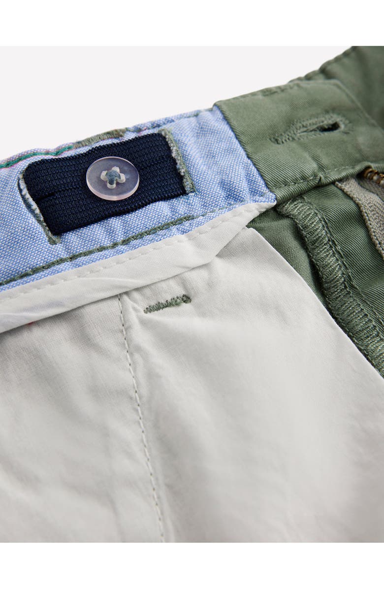 Mini Boden Kids' Classic Stretch Cotton Chino Shorts, Alternate, color, Laurel Wreath