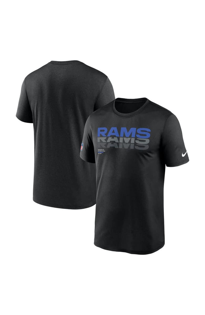 Nike Men's Nike Black Los Angeles Rams Sideline Legend Performance T-Shirt, Alternate, color, 