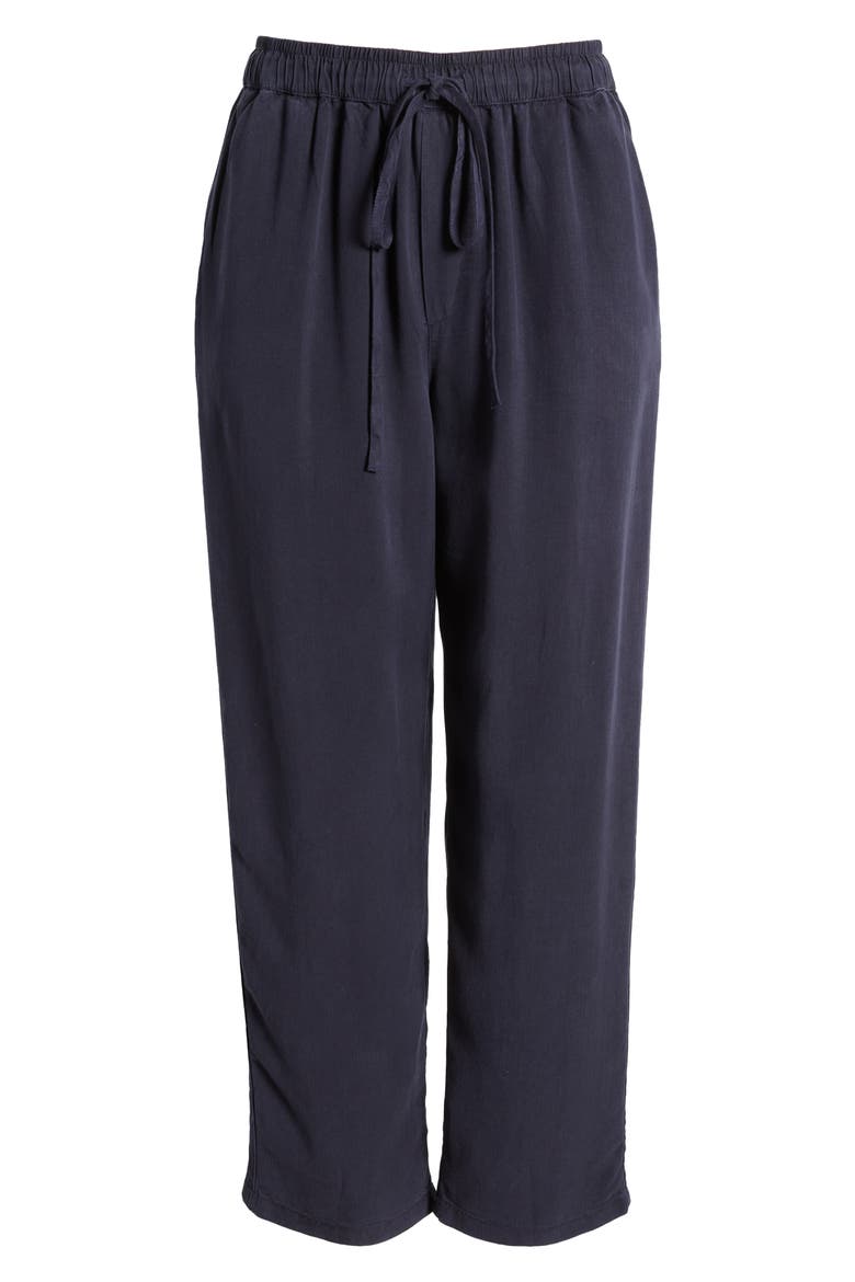 Straight Leg Drawstring Pants, Alternate, color, NAVY NIGHT