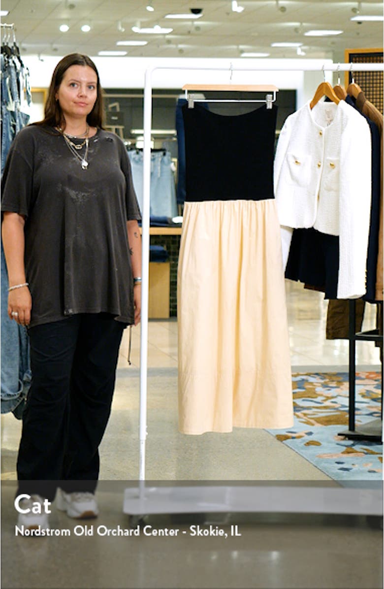 Mavo Strapless Midi Dress, sales video thumbnail