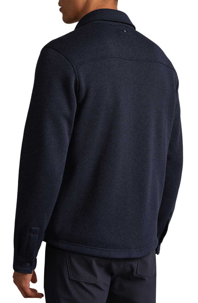 Rhone Fleece Shacket, Alternate, color, True Navy
