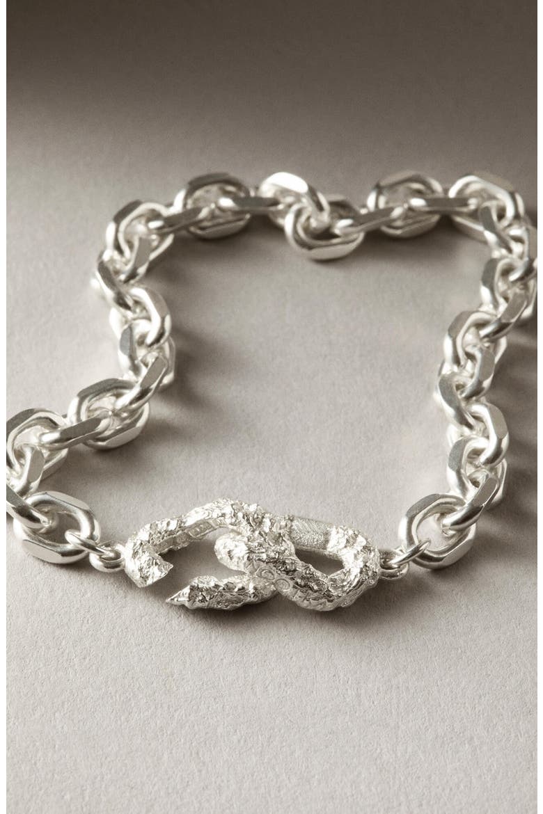 Dense Bracelet Silver, Alternate, color, Silver
