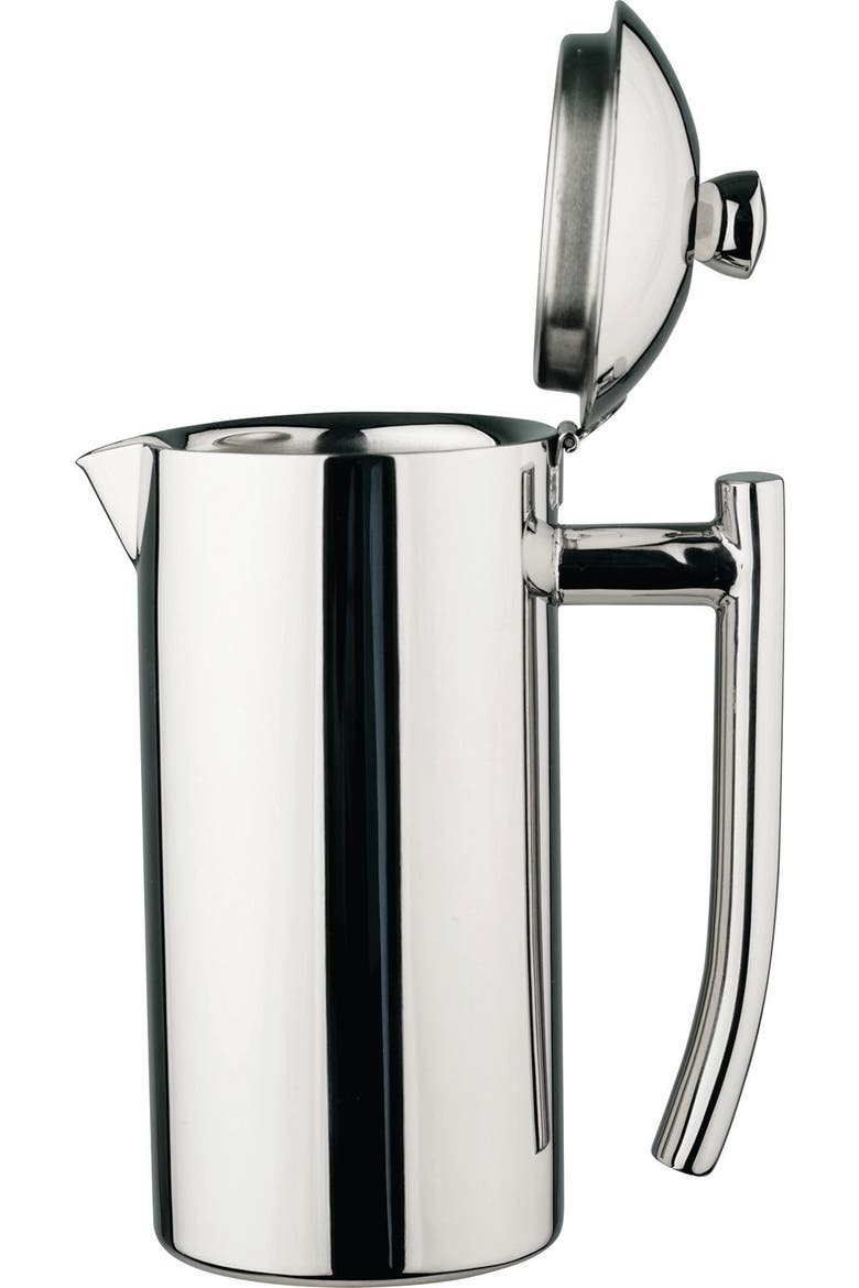 Premium Insulated Platinum Beverage Server, Sleek Polished finish, 18 fl. oz., Main, color, Silver