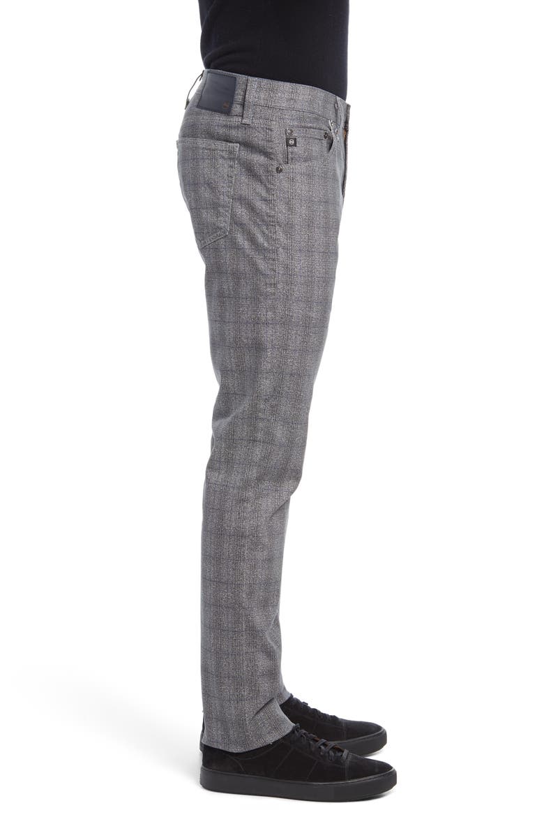 Everett Slim Fit Straight Leg Print Pants, Alternate, color, PADLOCK FLORENCE FOG