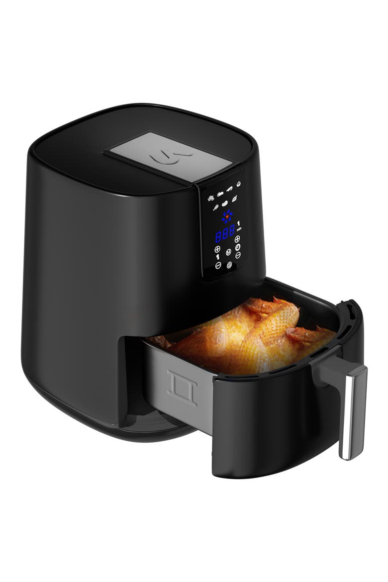 XL Digital Air Fryer, Alternate, color, BLACK