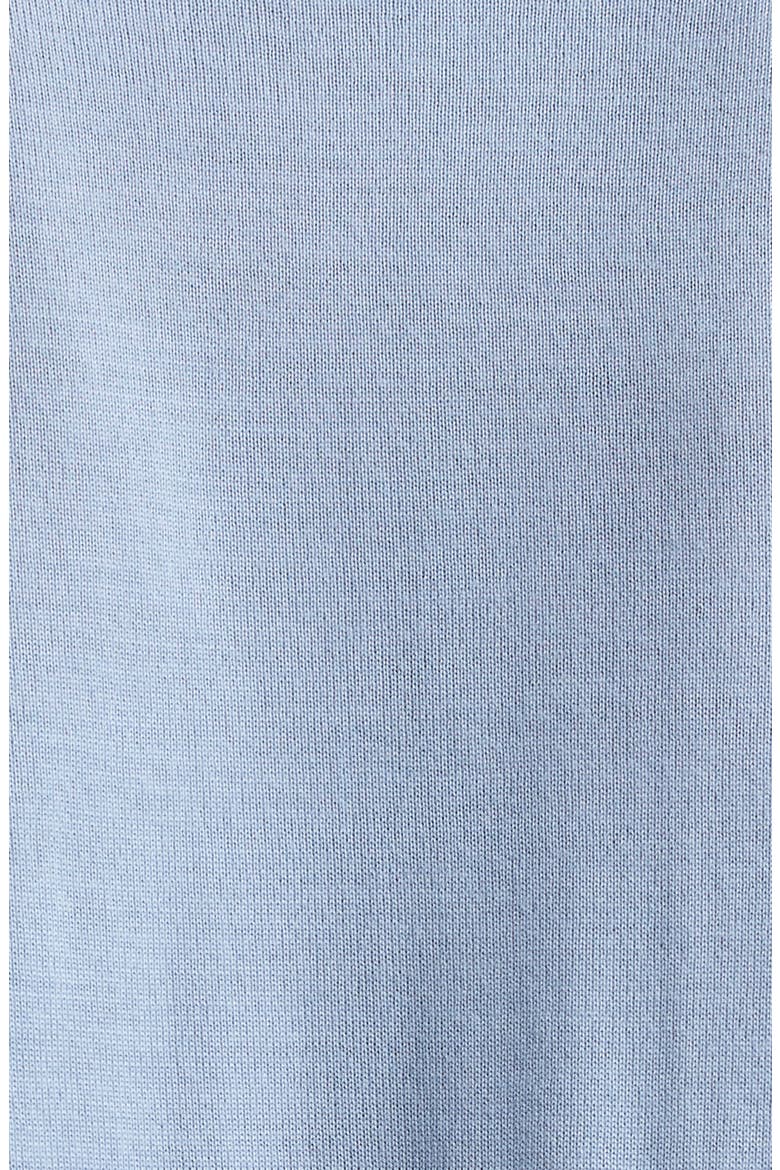 4-Bar Short Sleeve Wool & Cashmere Sweater, Alternate, color, LIGHT BLUE