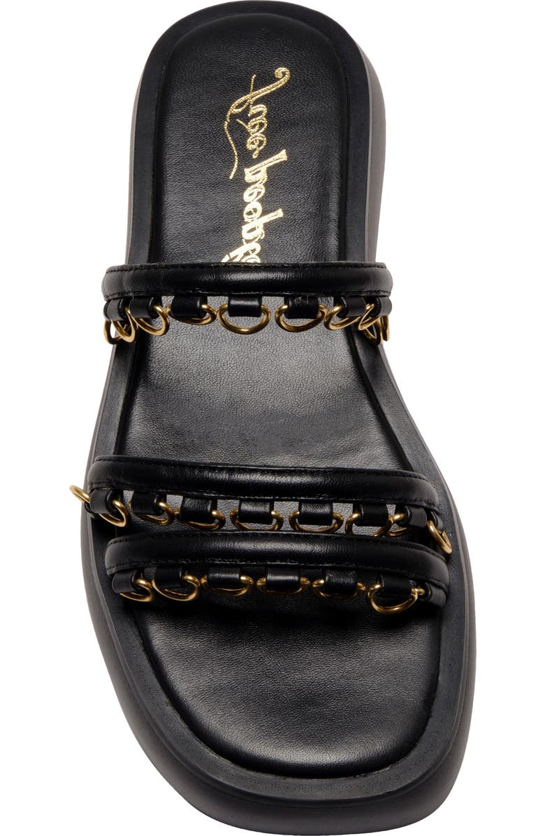 Free People Midas Touch Platform Sandal, Alternate, color, Black