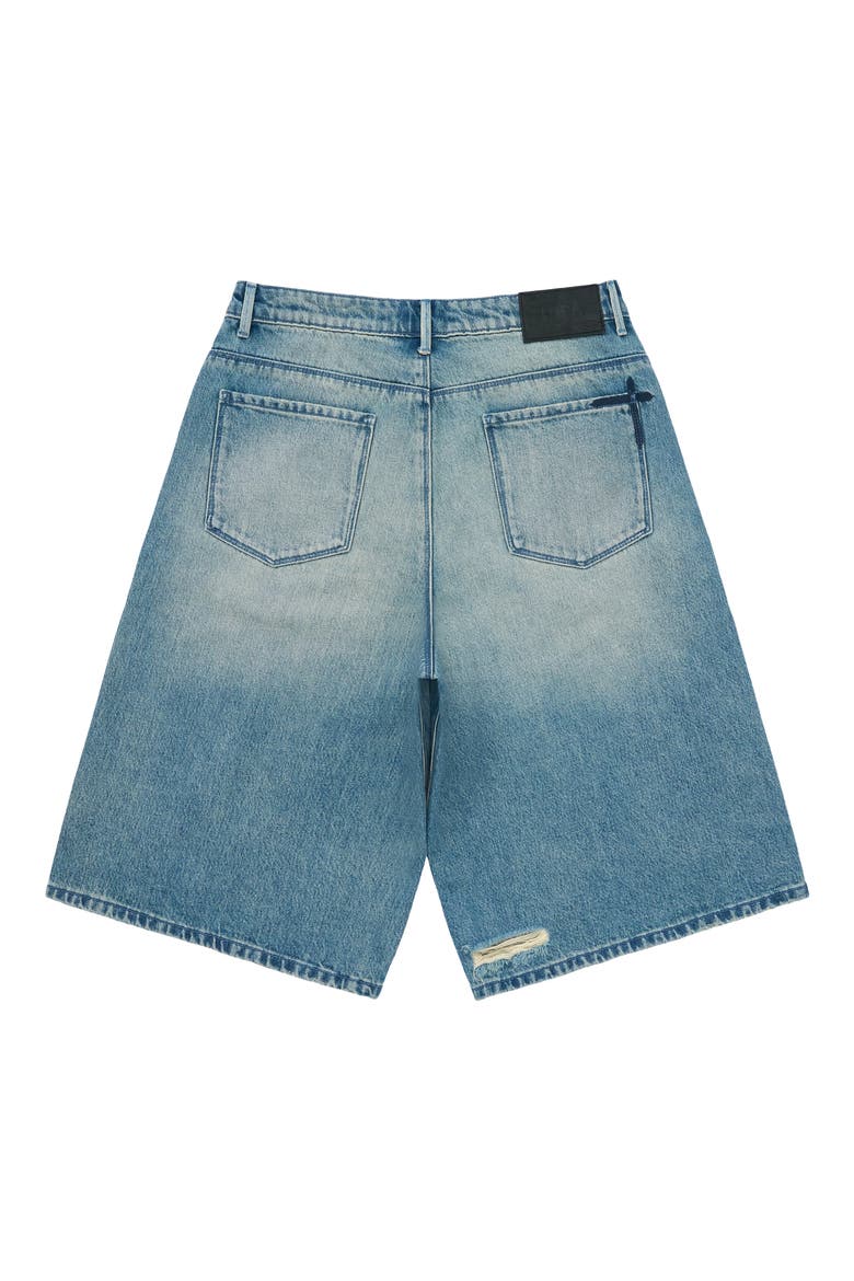 Gustavo Oversize Denim Bermuda Shorts, Alternate, color, GOLDEN INDIGO