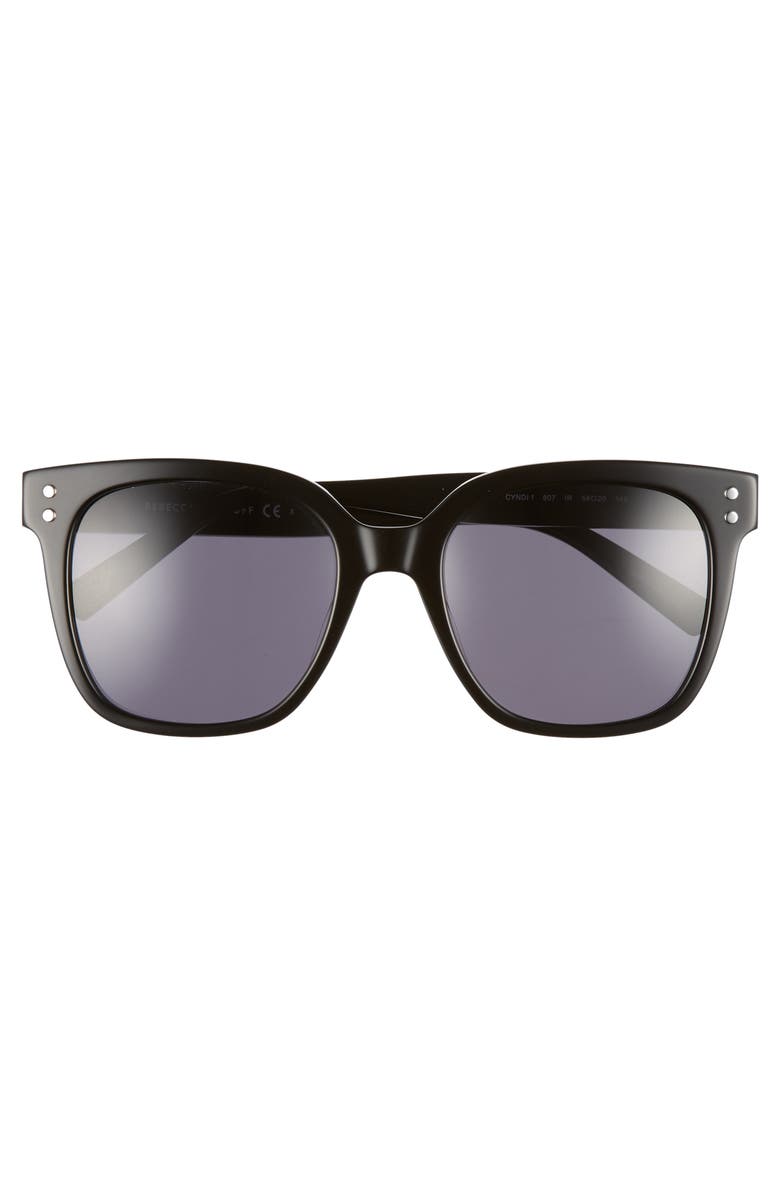 Rebecca Minkoff Cyndi 54mm Studded Sunglasses, Alternate, color, 