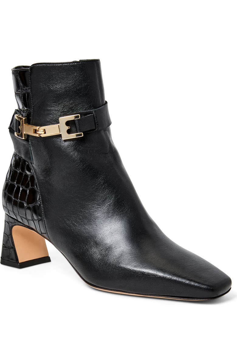 Bruno Magli Opal Bootie, Main, color, Black/ Croc