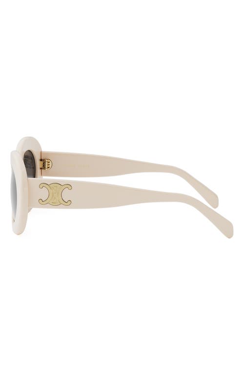 Celine Triomphe 53mm Round Sunglasses