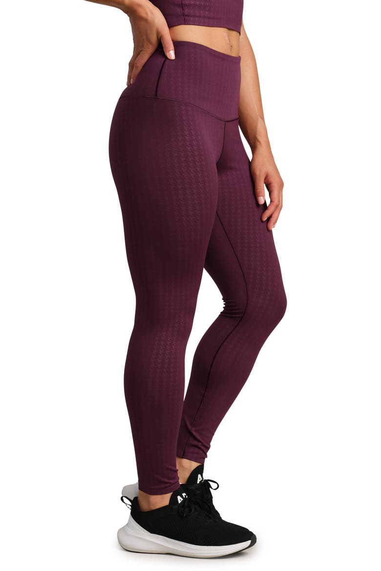 Revive 7/8 Leggings, Alternate, color, MULBERRY HOUNDSTOOTH