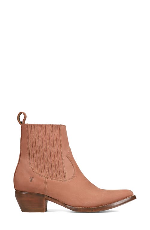 Frye Sacha Western Chelsea Boot In Pink