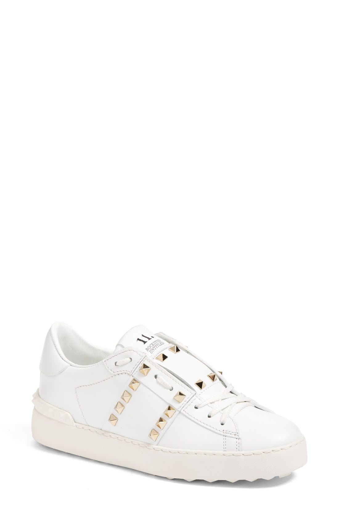 Valentino Garavani 'Rockstud' Sneaker, Main, color, 