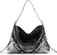Givenchy Medium Voyou Dégradé Metallic Leather Shoulder Bag