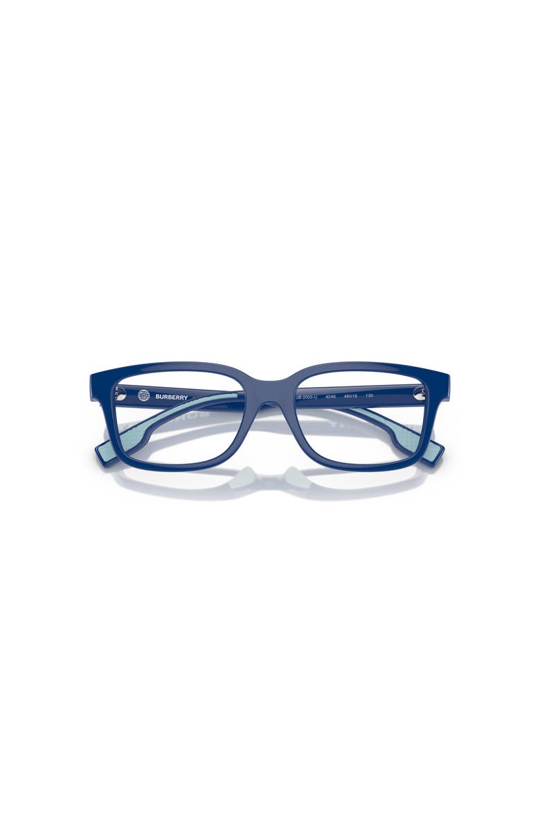 Burberry 50mm Rectangle optical glasses, Alternate, color, Blue