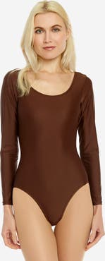 Leveret Women's Long Sleeve Leotard