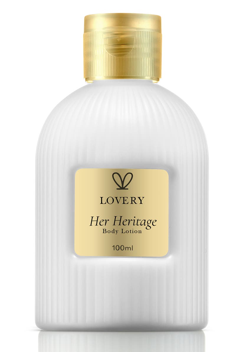 Lovery Her Heritage Elegant Silky Hydrating Body Lotion, Main, color, Her Heritage