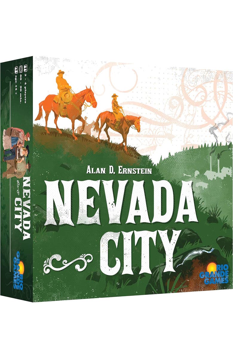Rio Grande Games Nevada City Strategy Board Game, Main, color, 
