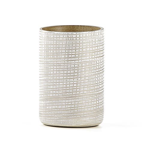 Woven Platinuminum Brush Holder