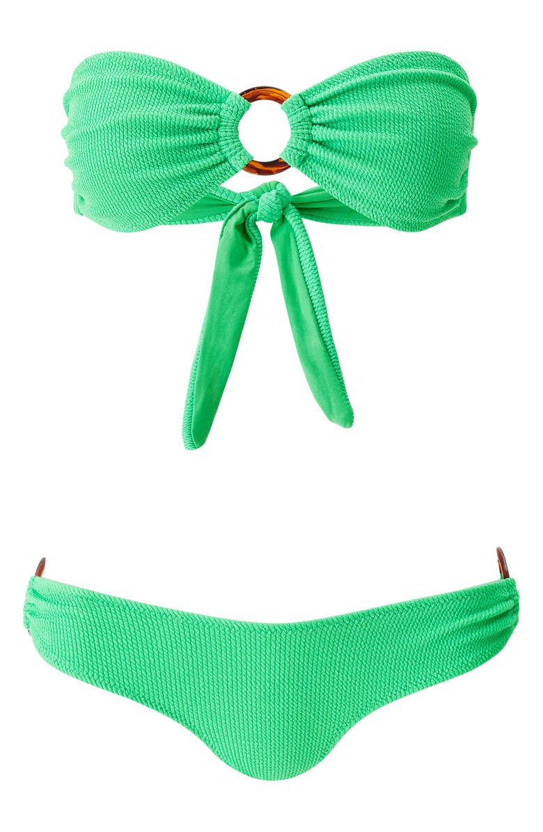 Melissa Odabash Belgium Ring Bikini Bottoms, Alternate, color, Green Ridges