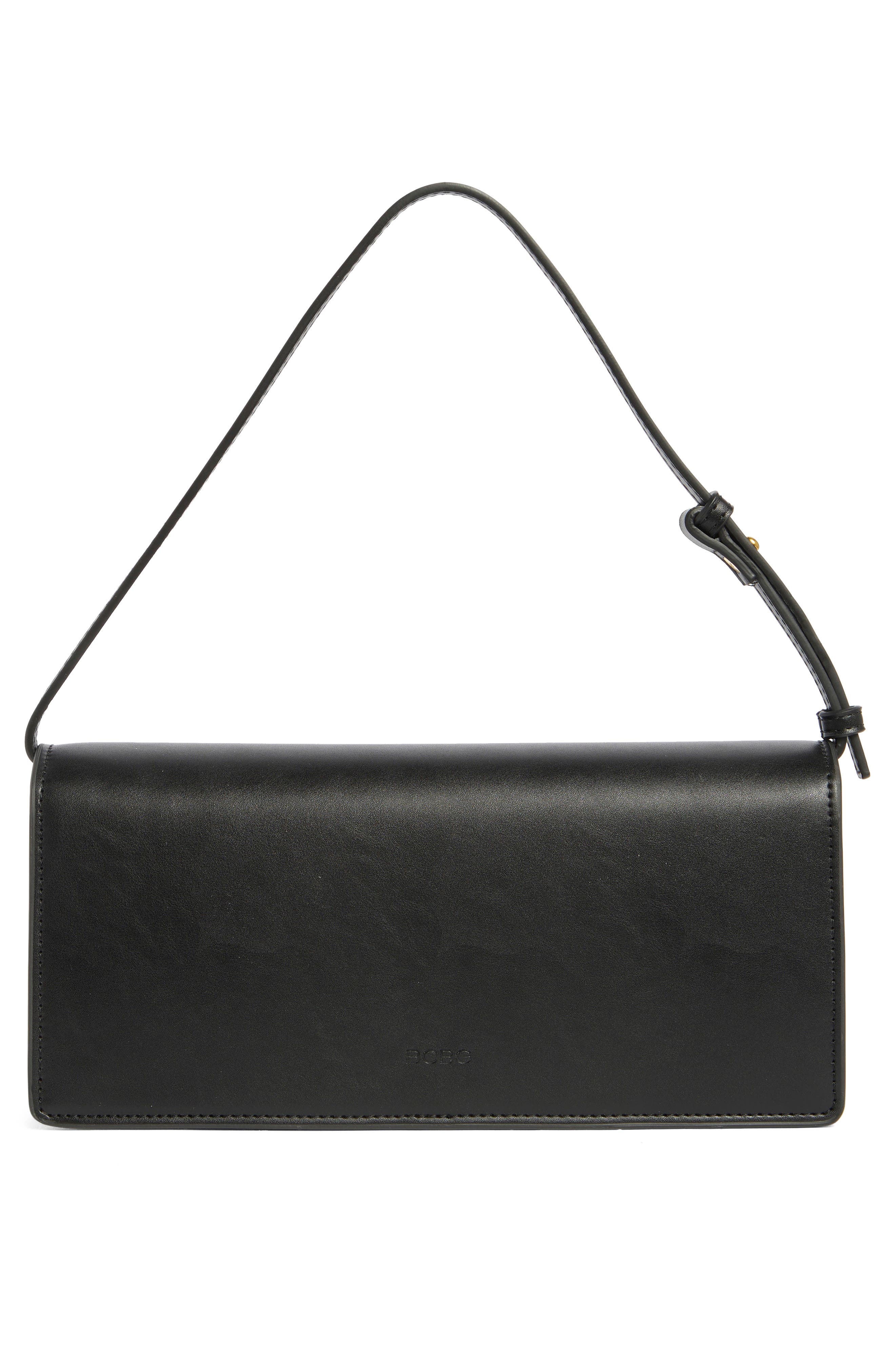 BCBG Clutch Shoulder Bag, Alternate, color, Black