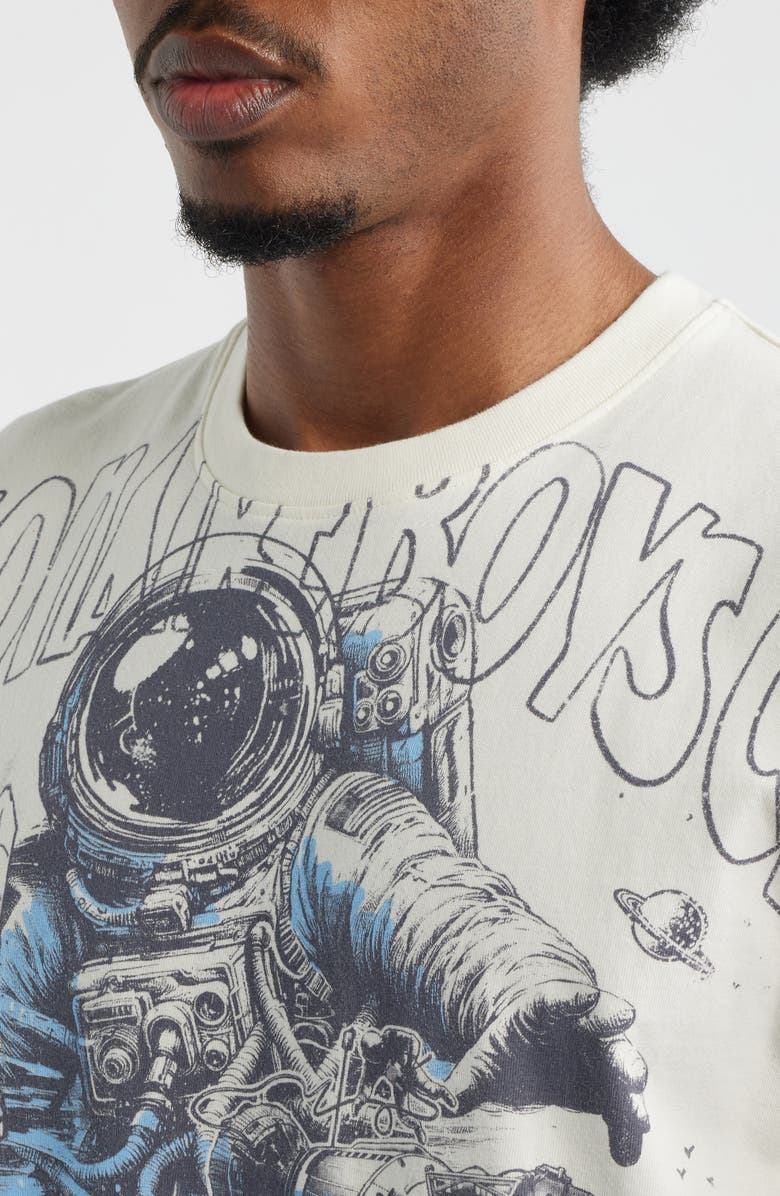 Billionaire Boys Club Space Expo Cotton Graphic T-Shirt, Alternate, color, Gardenia