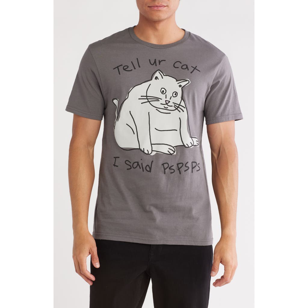 GOODIE TWO SLEEVES GOODIE TWO SLEEVES TELL YOUR CAT GRAPHIC T-SHIRT