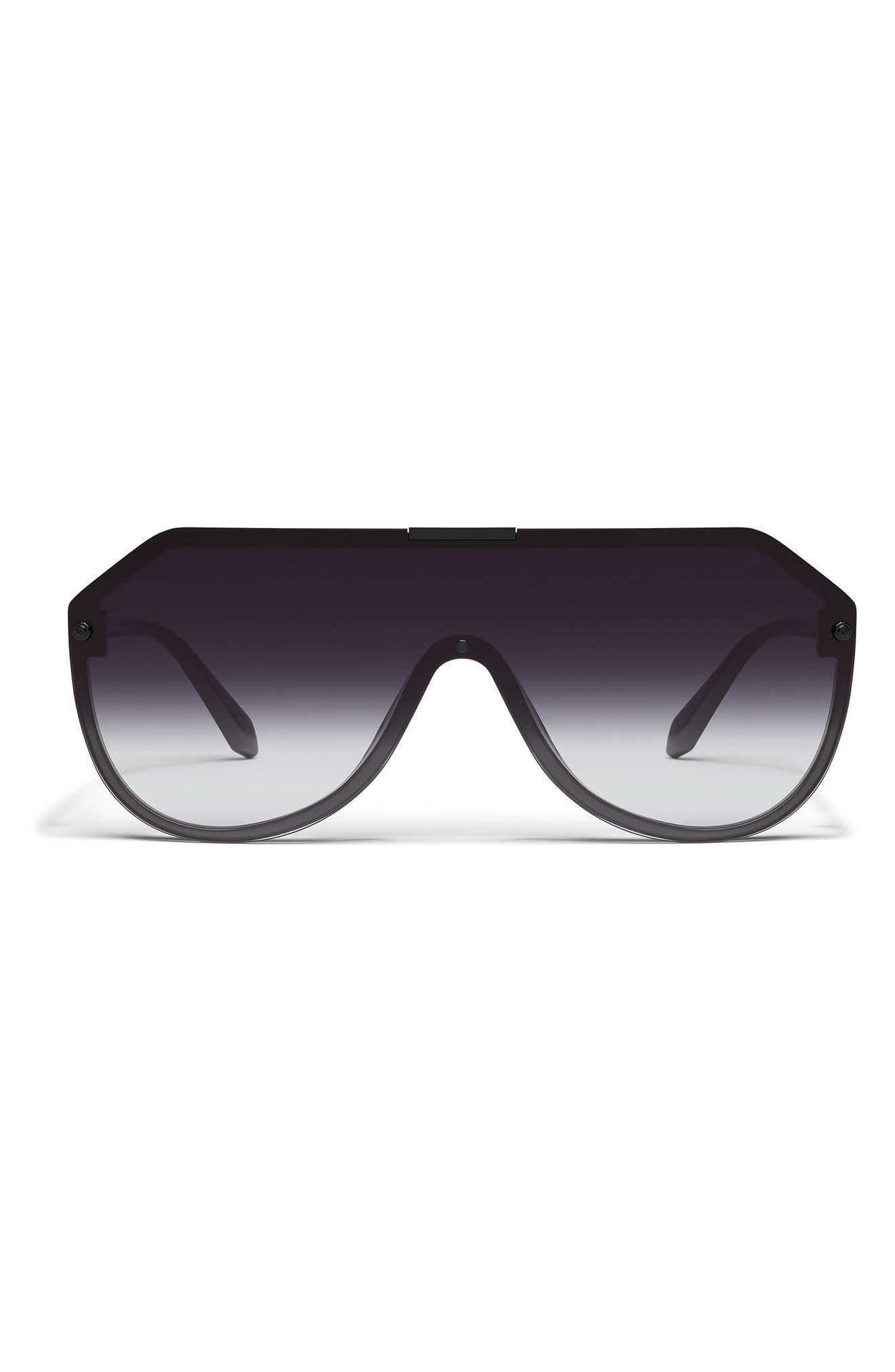 QUAY Showbiz 60mm Gradient Shield Sunglasses