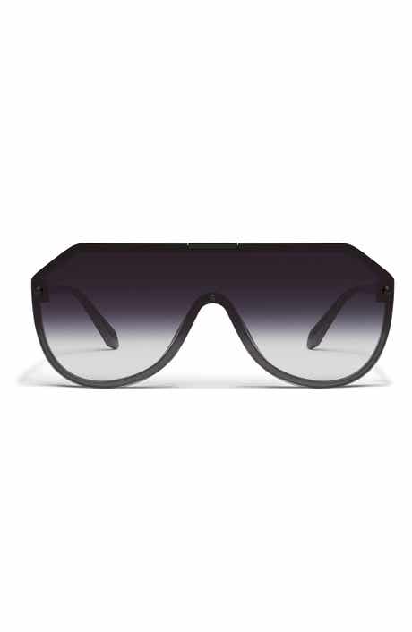 QUAY Showbiz 60mm Gradient Shield Sunglasses