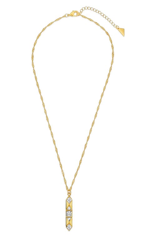 Sterling Forever Rhodium Plated Romilly Cz Necklace