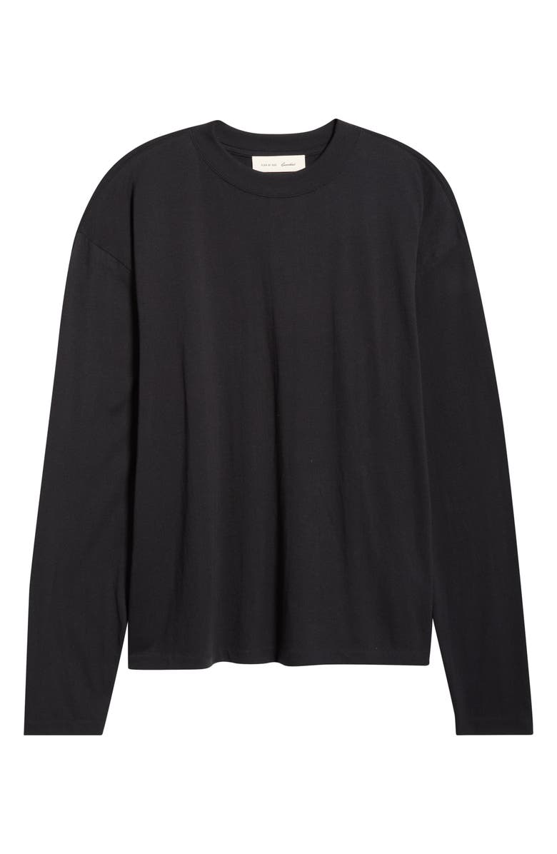 Fear of God Essentials Signature Essential Long Sleeve T-Shirt, Main, color, Vintage Black