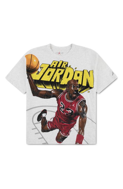Kids' Air Jordan Slam Dunk Graphic T-Shirt (Big Kid)