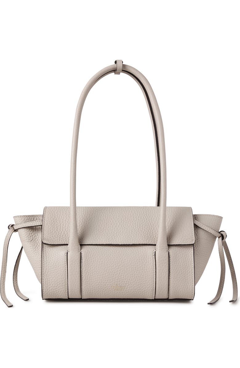 Mulberry Mini Soft Bayswater Grained Leather Satchel, Main, color, Chalk