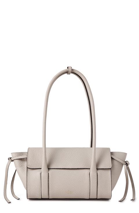 Mini Soft Bayswater Grained Leather Satchel