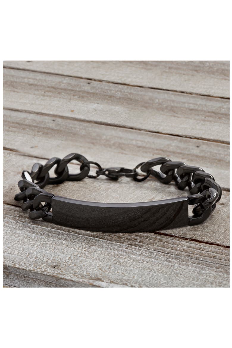 ID Bracelet, Alternate, color, BLACK