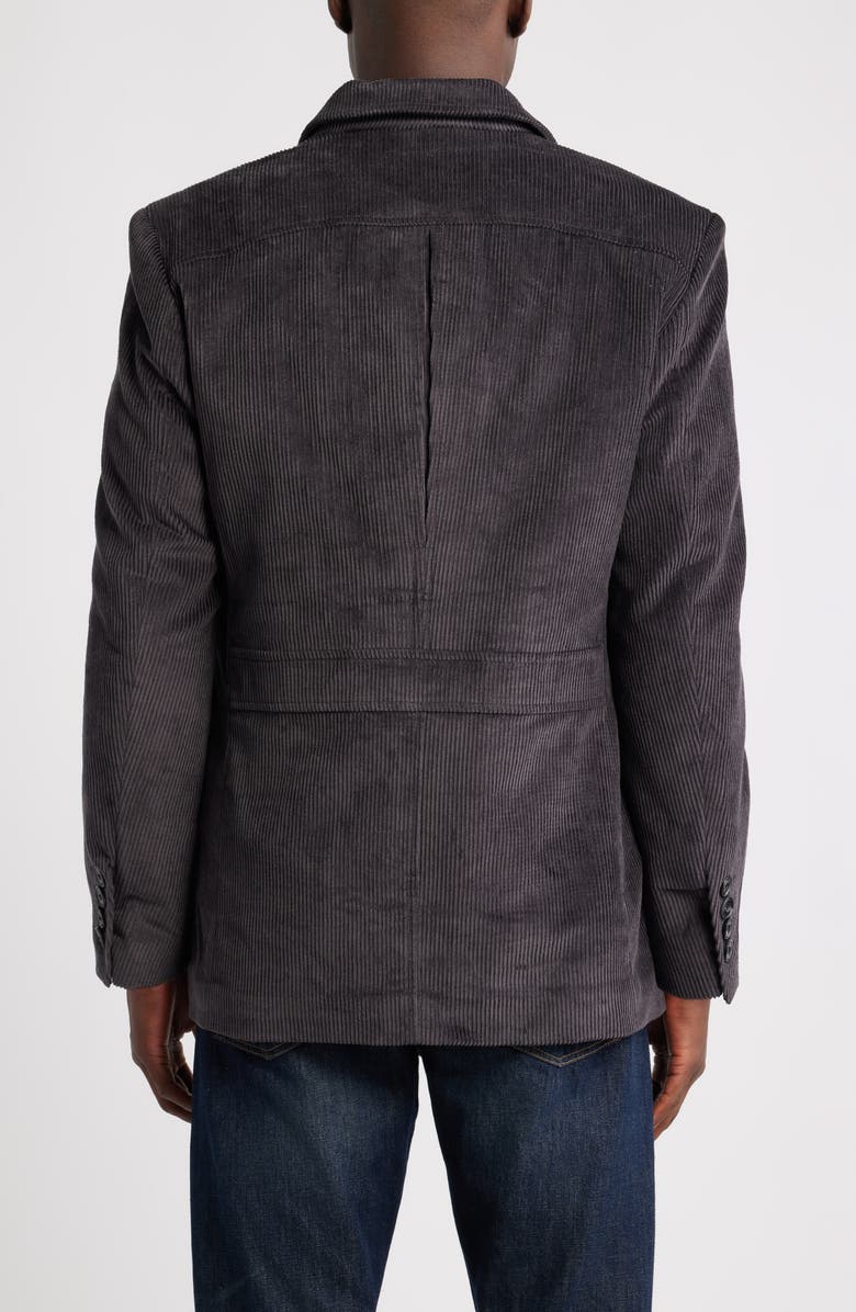 Schott NYC Weekend Corduroy Blazer, Alternate, color, Charcoal