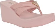 GUESS Sarlow Platform Wedge Sandal