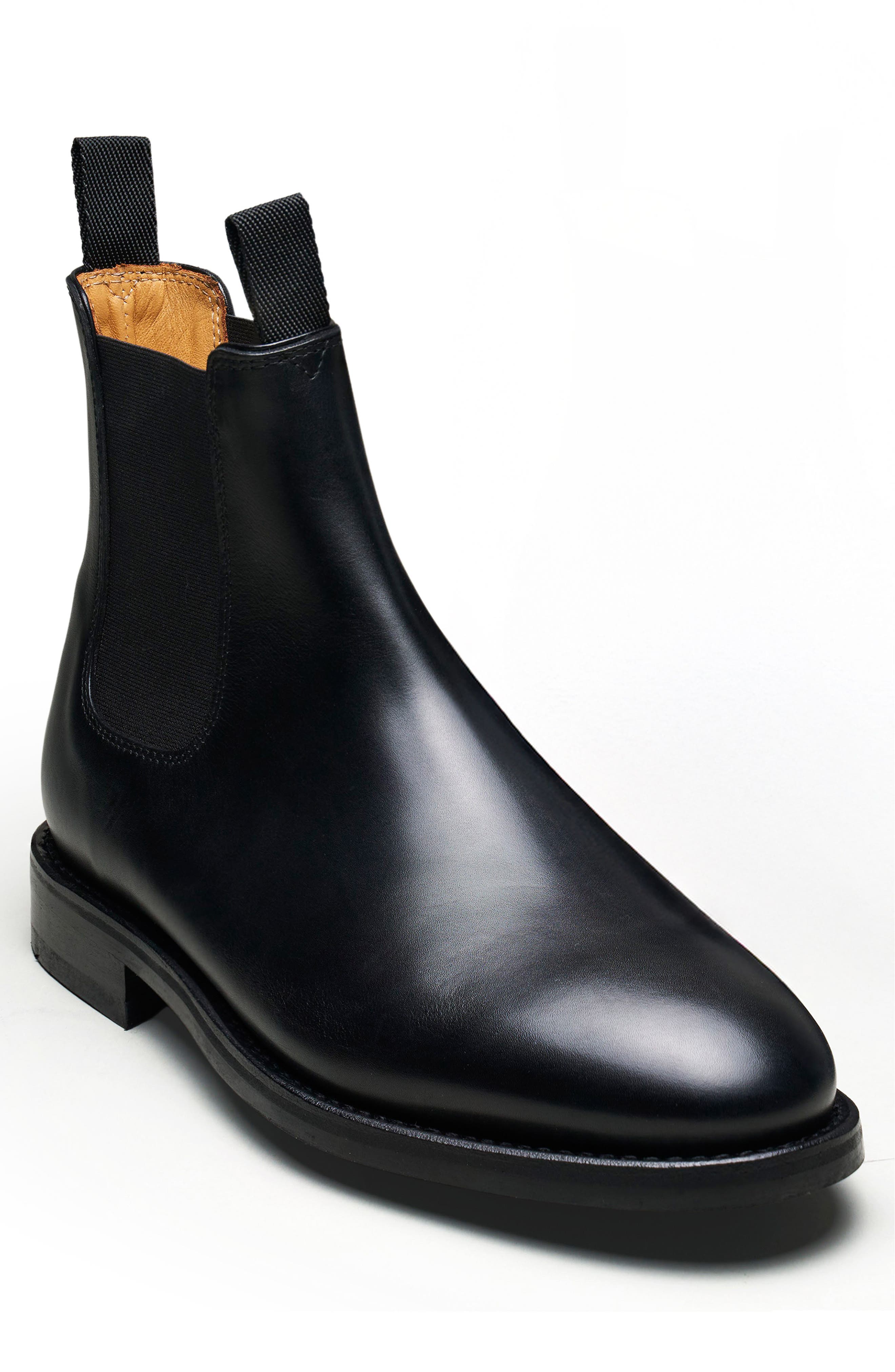 MORJAS The Chelsea Boot, Main, color, Black Calf