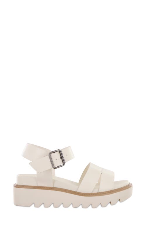 MIA MIA JOVIE ANKLE STRAP PLATFORM WEDGE SANDAL 