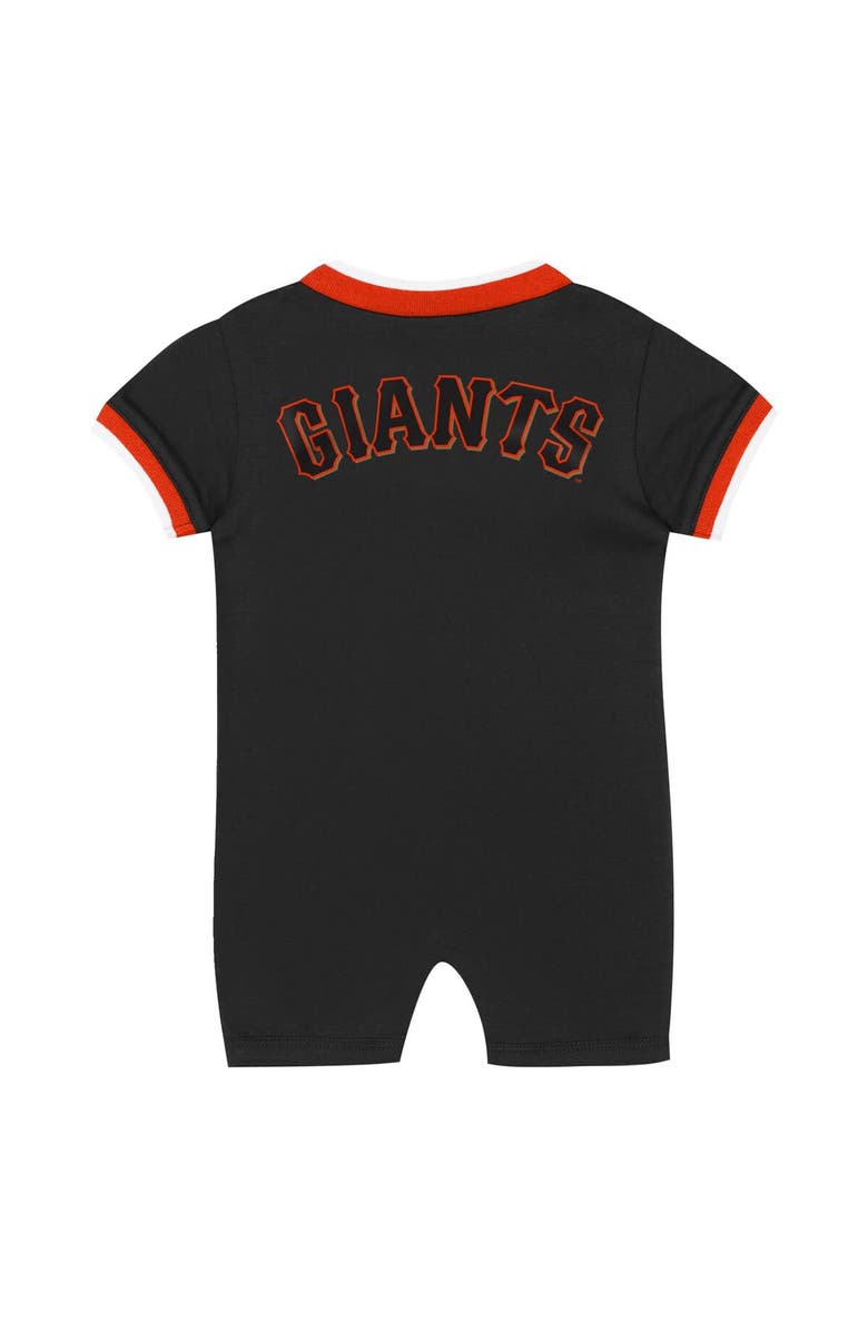 Outerstuff Newborn Outerstuff Black San Francisco Giants Pinch Coverall, Alternate, color, Black
