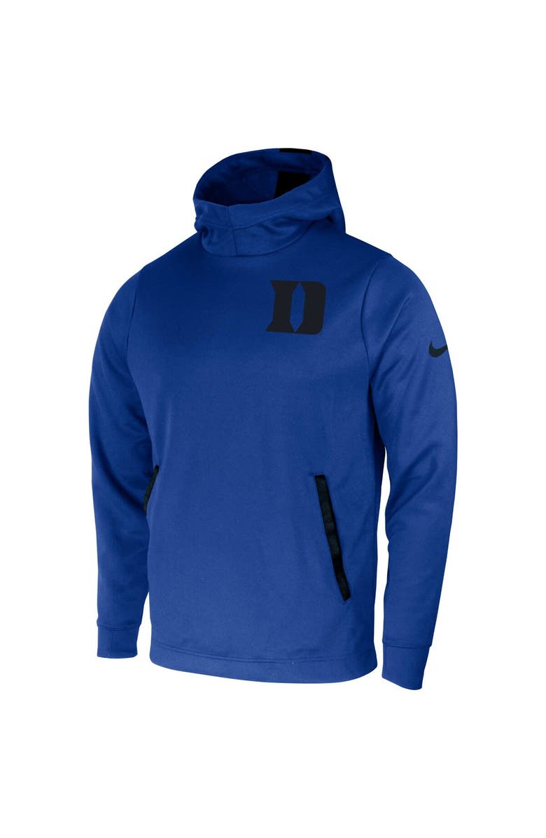 Nike Men's Nike Royal Duke Blue Devils 2-Hit Performance Pullover Hoodie, Alternate, color, 